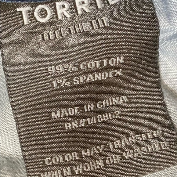 Torrid BoyFriend Blue Denim Jeans Size 20 Regular - Picture 8 of 9